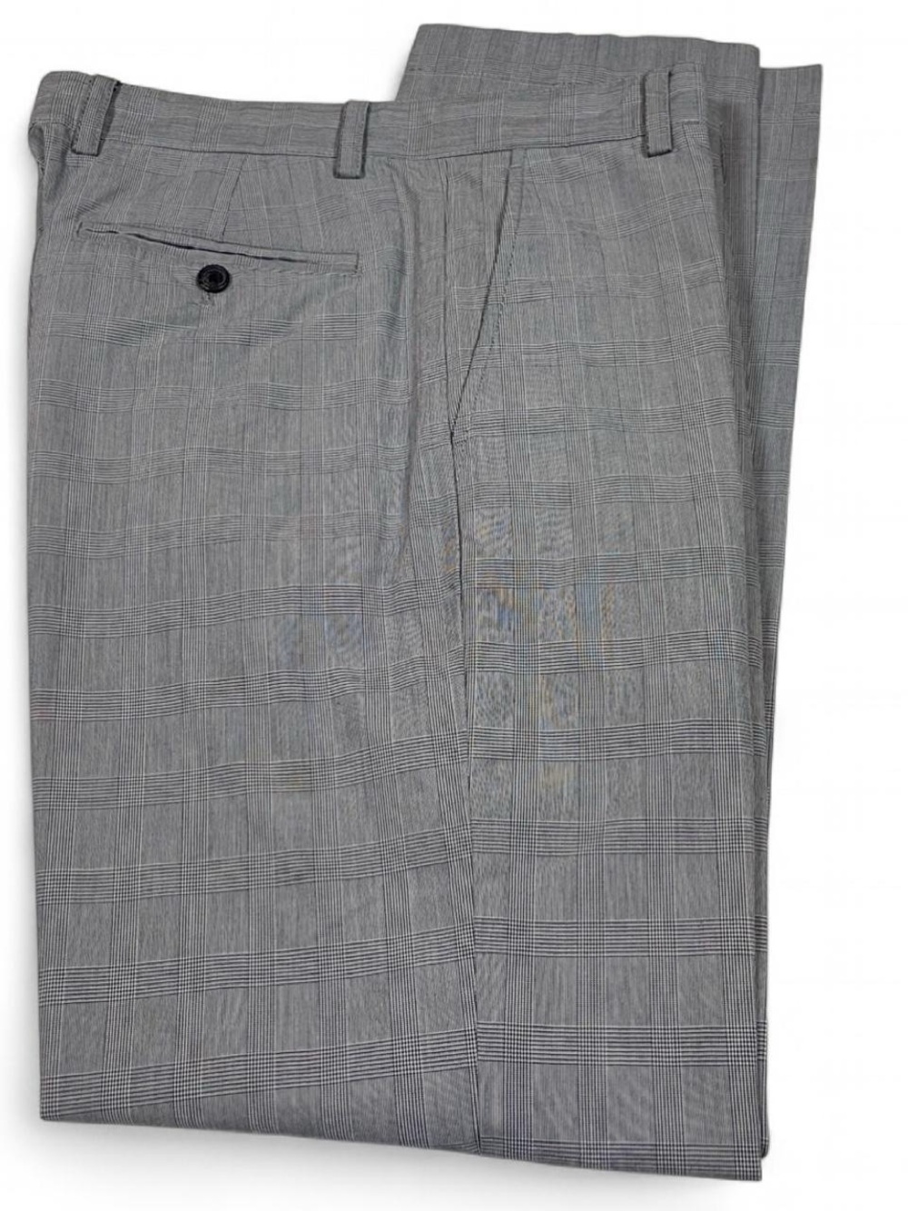 Brooks Brothers Puppytooth Glen Plaid Grey Slim Fit Dress Pants Men’s W33 L30